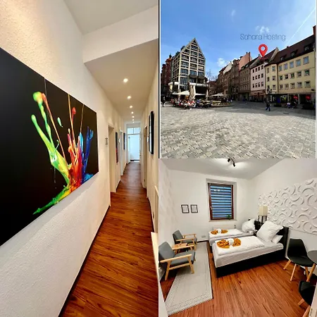 Sahara Hosting Apartments Nuernberg City Room 1 Exterior photo
